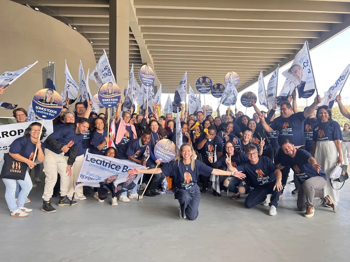 Equipe e apoiadores